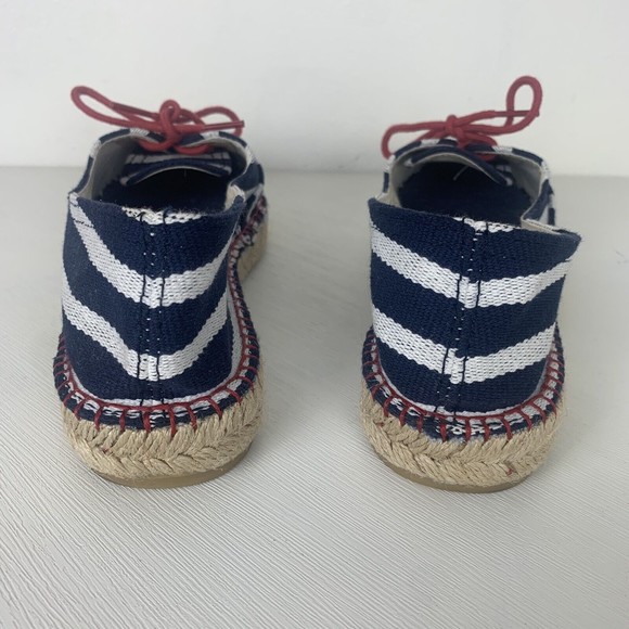 Toni Pons Origins Espadrilles Slip On Shoes Striped Blue And white 37 / 7 - Picture 4 of 6